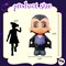 GOOSH 5FT Inflatable Vampire with Cape – Light-Up Halloween Yard Decoration